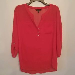 Gorgeous Red Express Blouse - Medium